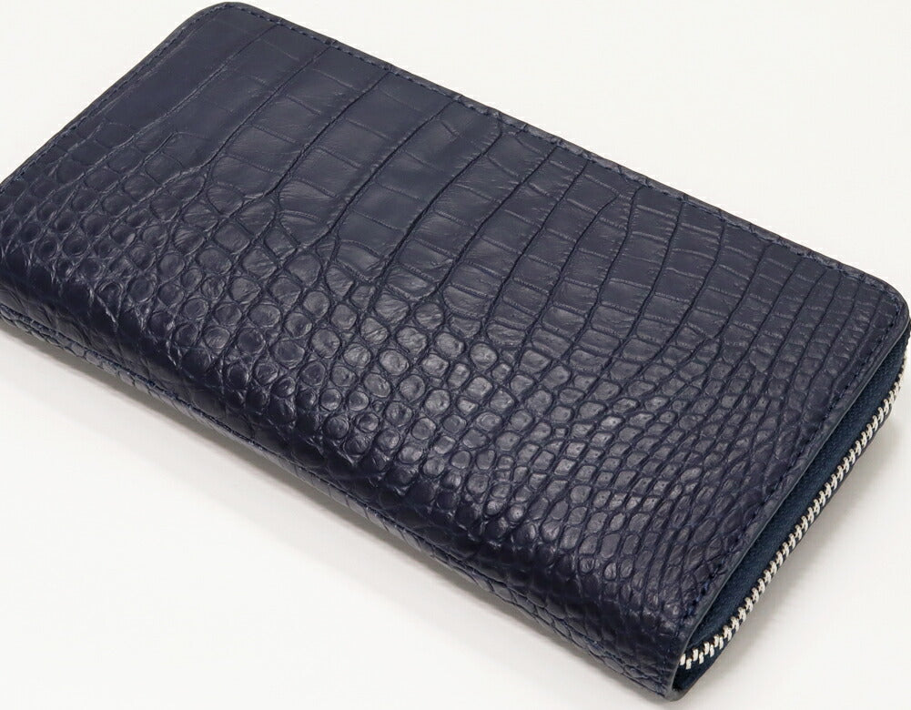 クロコダイル ラウンドジッパー 長財布 コインケース付 2301411