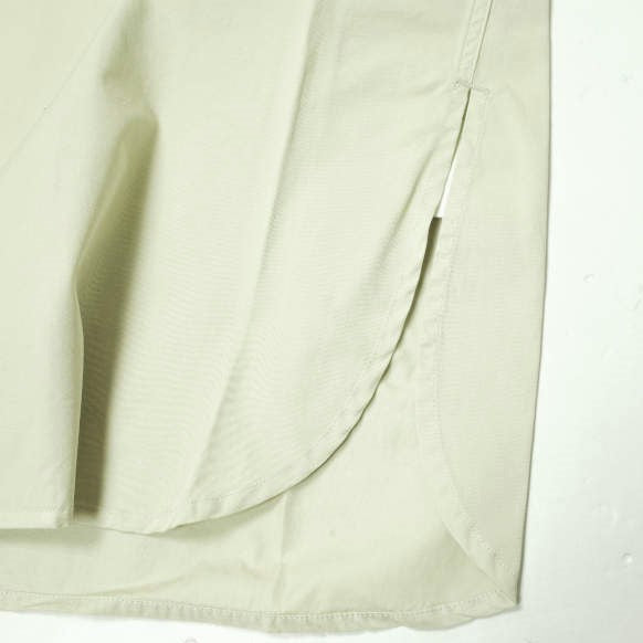 LEMAIRE ミリタリー シャツ コットン グレー