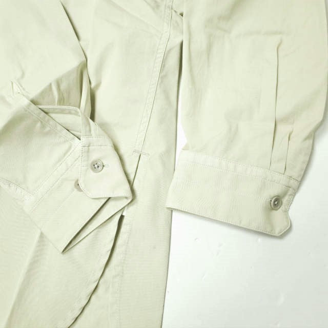 LEMAIRE ミリタリー シャツ コットン グレー