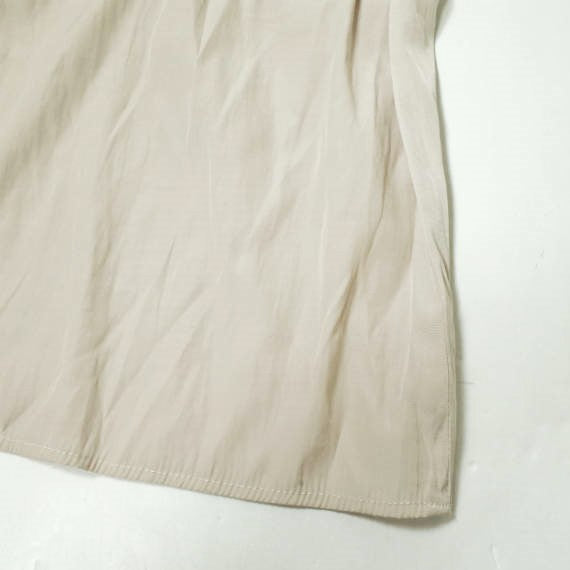 Nano Universe Long Gathered Dress Beige