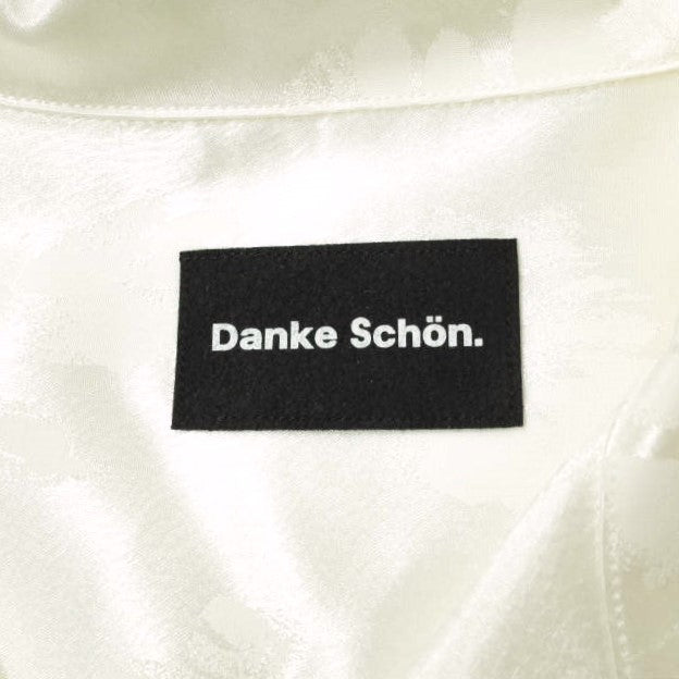 Danke Schon ハンマー サテン フラワー シャツ