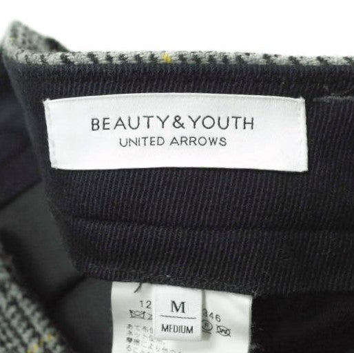 BEAUTY&YOUTH UNITED ARROWS グレンチェックパンツ M グレー