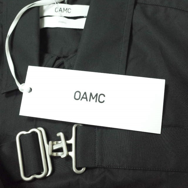 OAMC ストラップ コットン シャツ XS ブラック