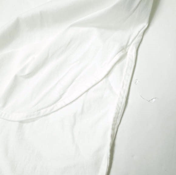ADAWAS ジャージー ラウンド ヘム Tシャツ S/S コットン