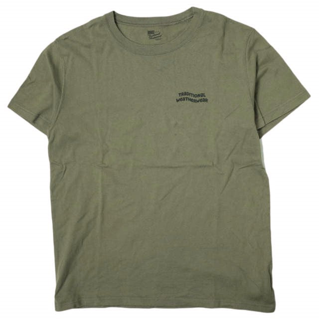 Traditional Weatherwear WAVE LOGO コットン Tシャツ