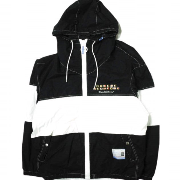 メゾン ミハラヤスヒロ Color Blocked Sports Jacket コットン ジャケット