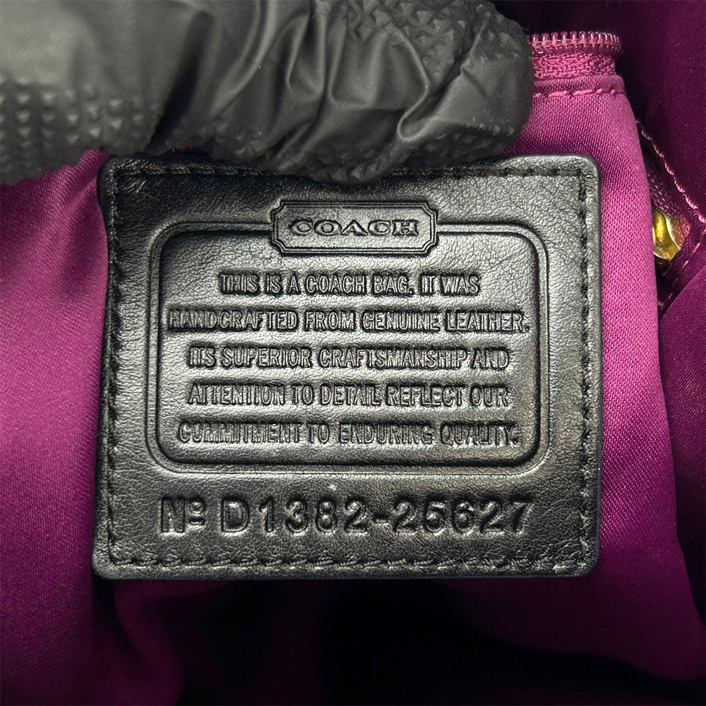 コーチ レザー トート バッグ マディソン ギャザー ツイスト