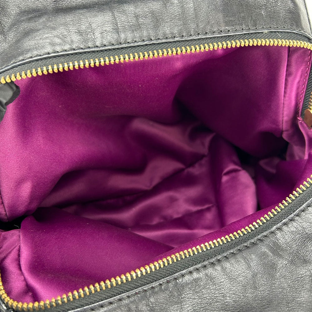 コーチ レザー トート バッグ マディソン ギャザー ツイスト