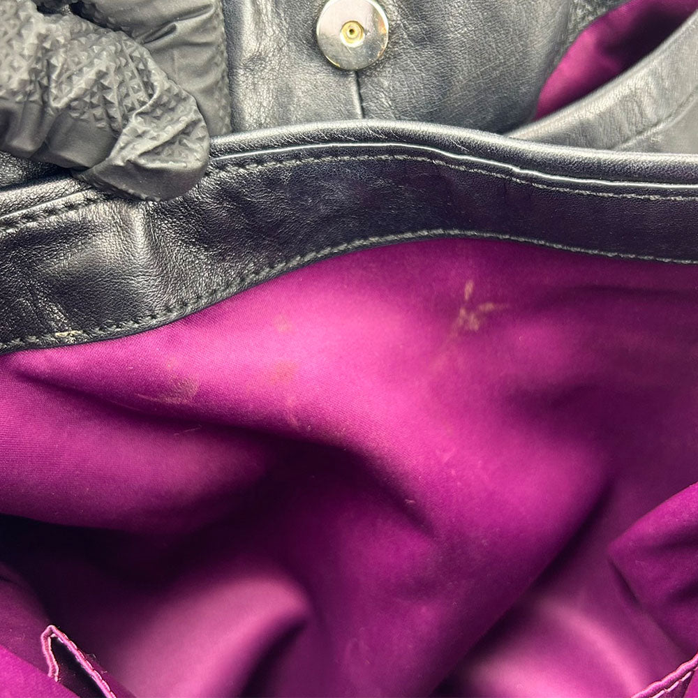 コーチ レザー トート バッグ マディソン ギャザー ツイスト