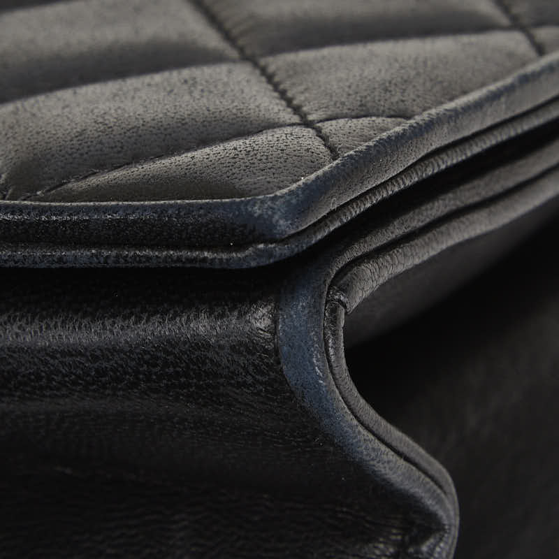 シャネル ココマーク マトラッセ ラムスキン ショルダーバッグ