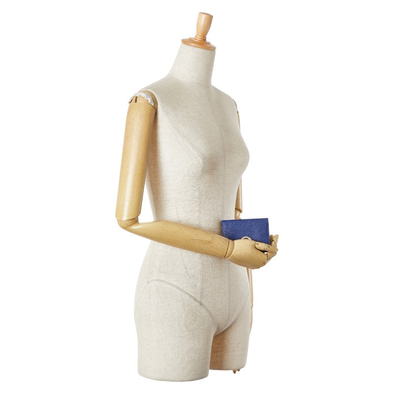 ブルガリ ロゴ クリップ レザー カード ケース