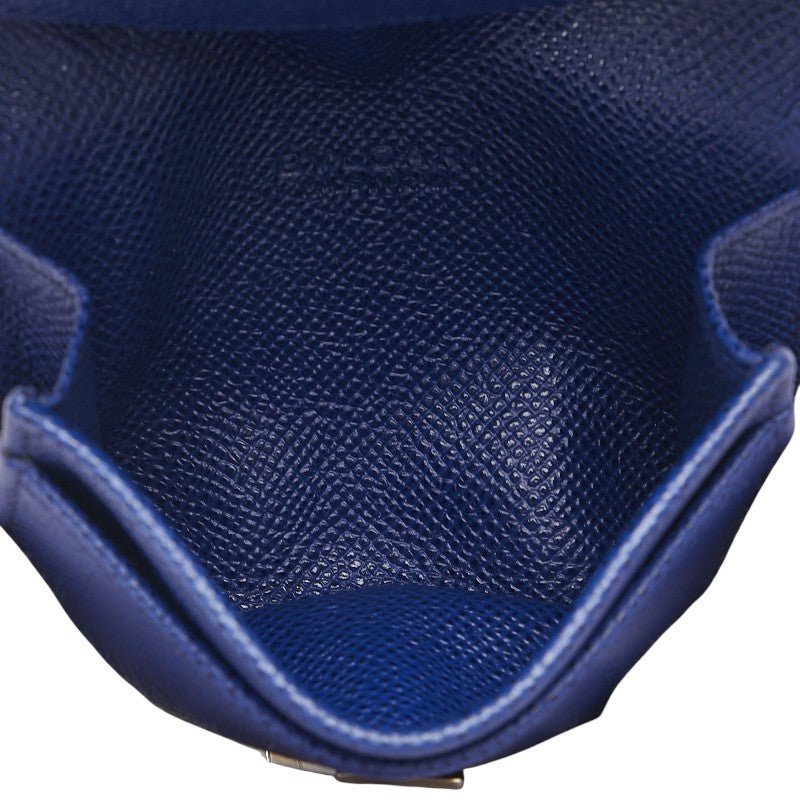 ブルガリ ロゴ クリップ レザー カード ケース