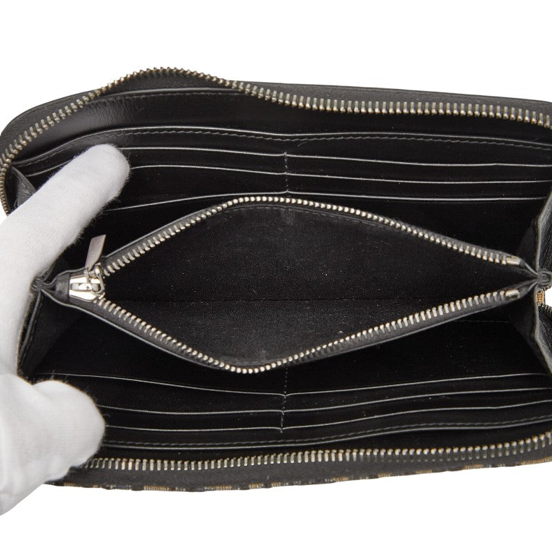 ディオール サドル オブリーク キャンバス レザー 長財布