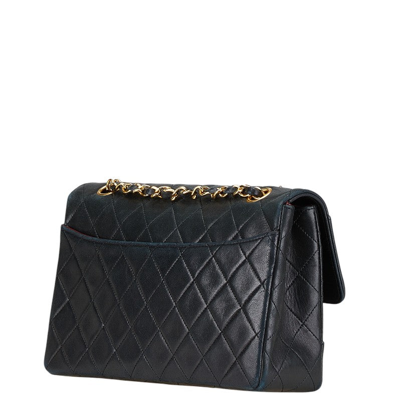 シャネル ココマーク マトラッセ ラムスキン ショルダーバッグ