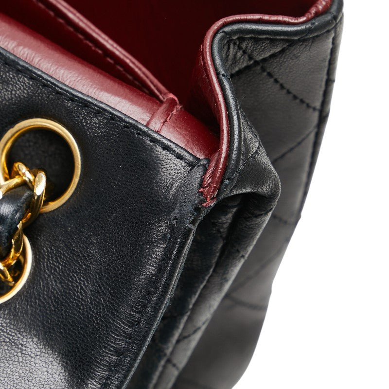 シャネル ココマーク マトラッセ ラムスキン ショルダーバッグ