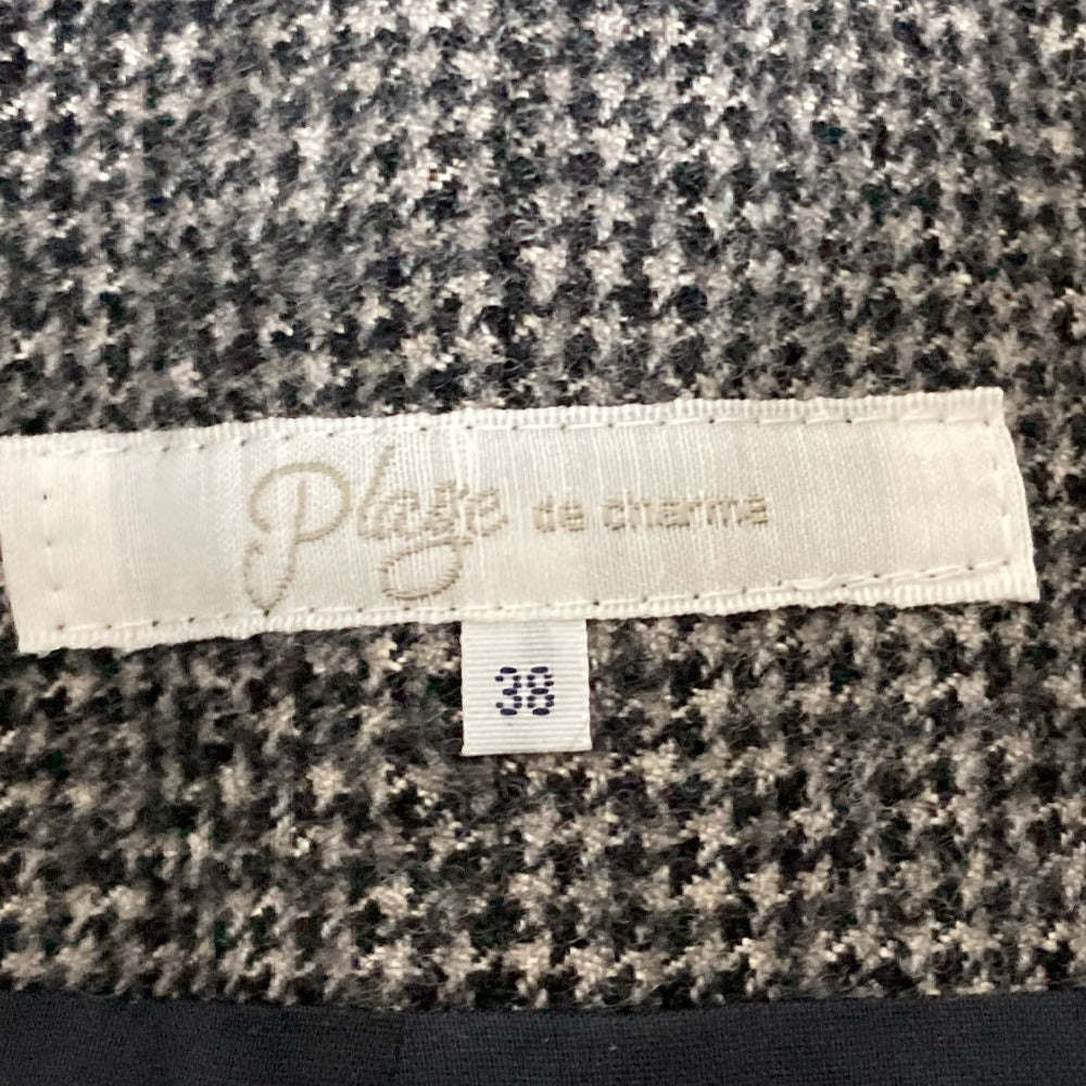 Plage 千鳥柄ウールスカート