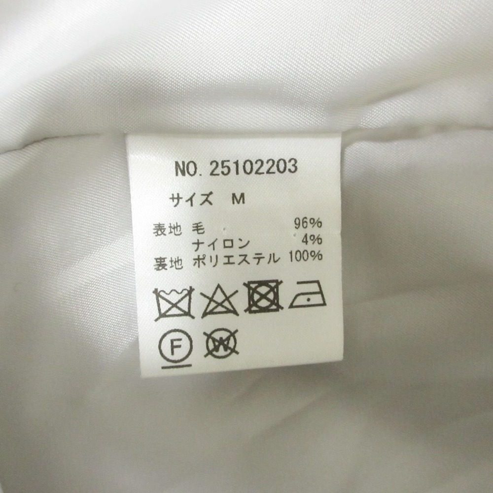 Doux archives PECOLAMB ウール ロング シングル コート