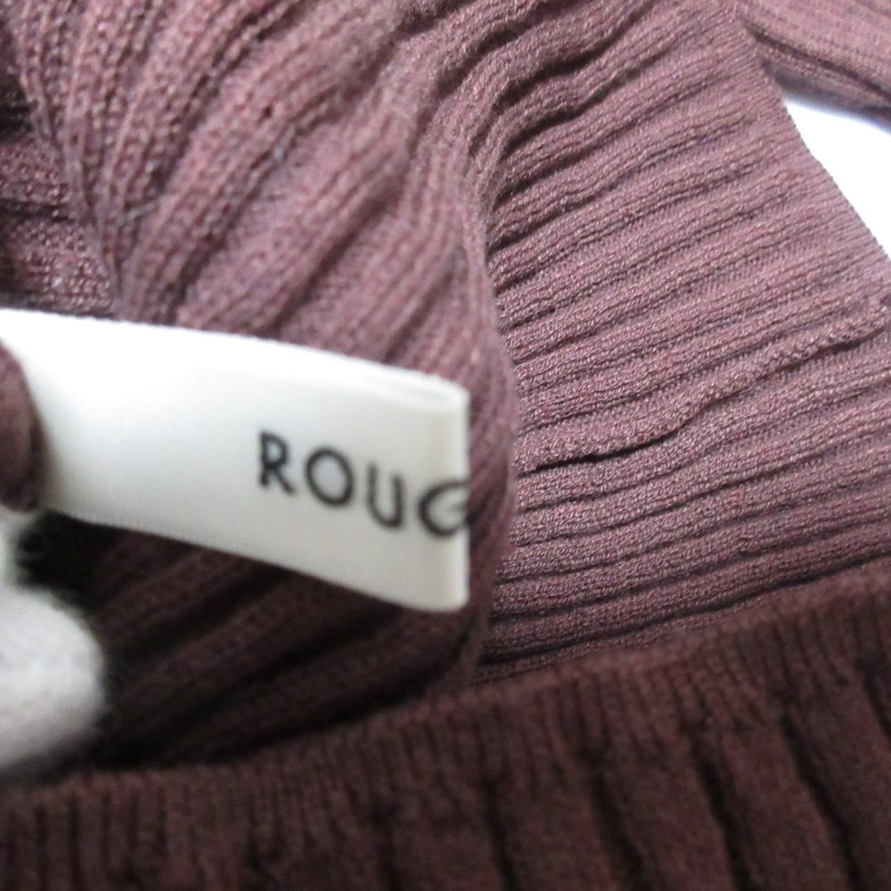 Rouge vif シルクブレンドタートルネックニット