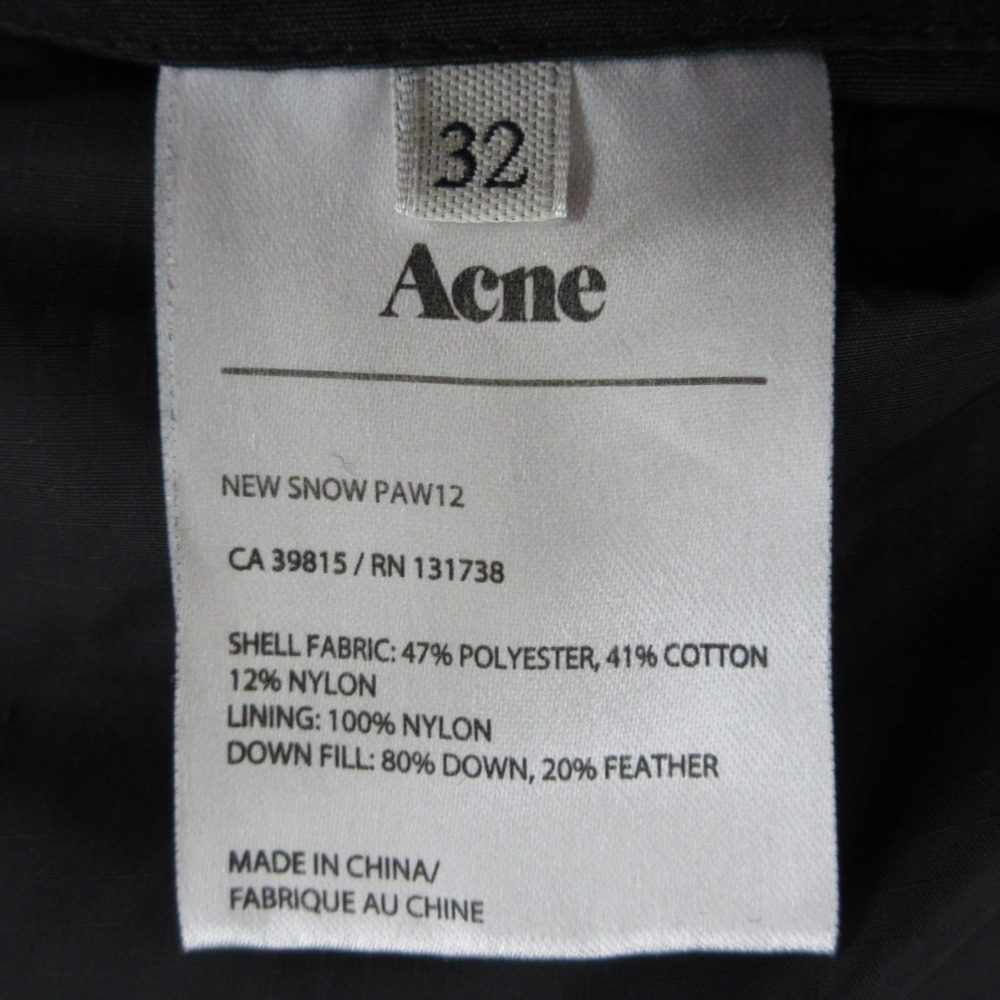 Acne NEW SNOW PAW12 2way ダウン ジャケット