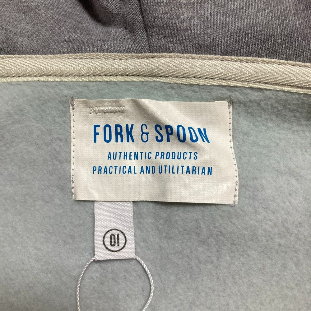 FORK&SPOON 裏起毛パーカー