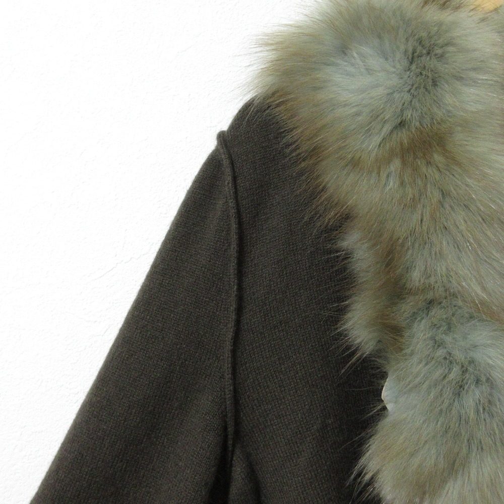 FOXEY BOUTIQUE Vネック カシミヤ カーディガン