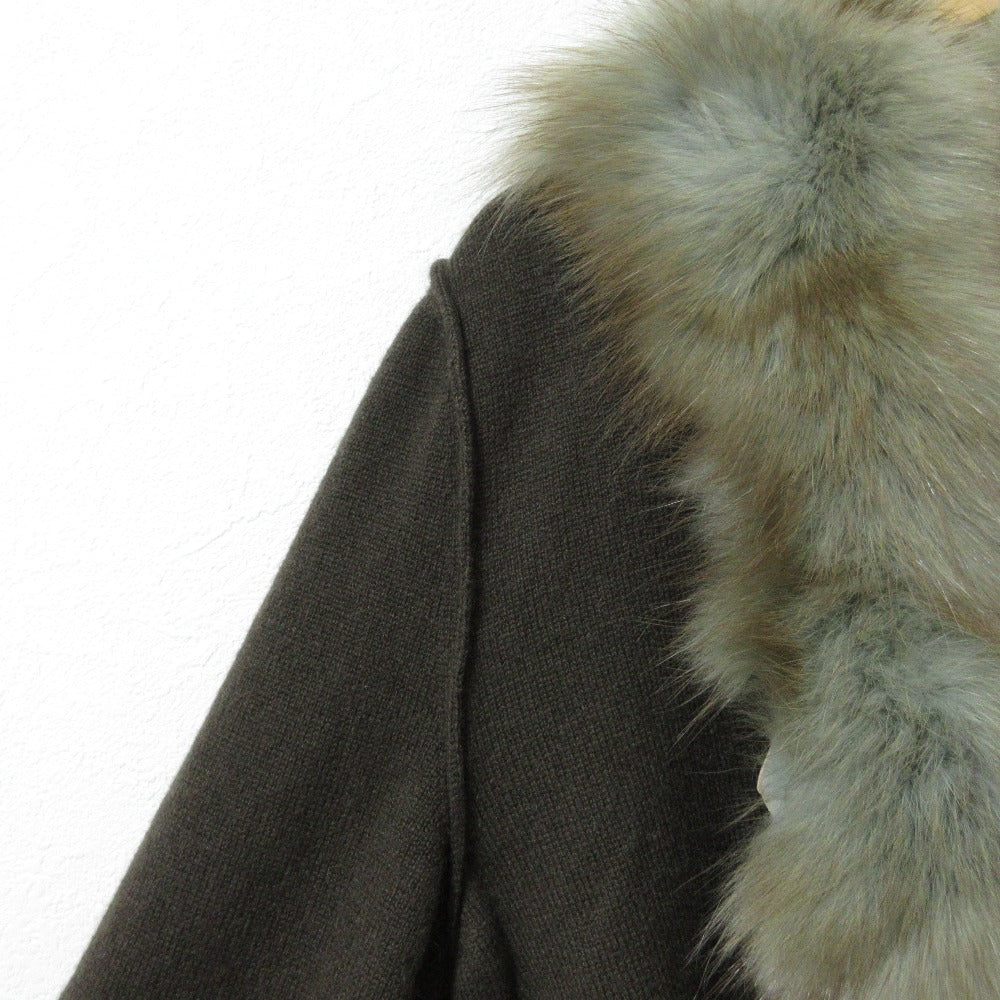 FOXEY BOUTIQUE Vネック カシミヤ カーディガン