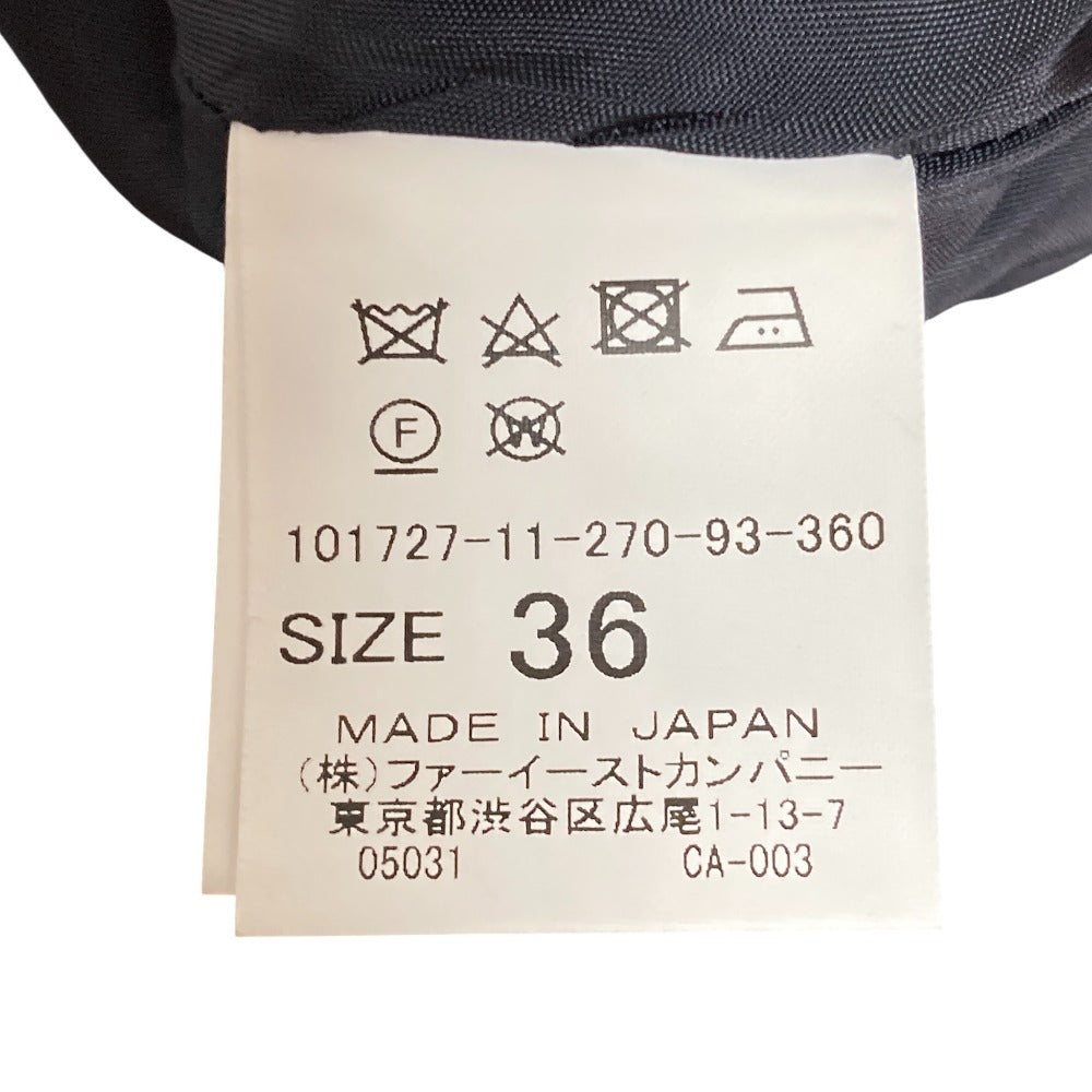 ANAYI グレンチェックロングフレアスカート