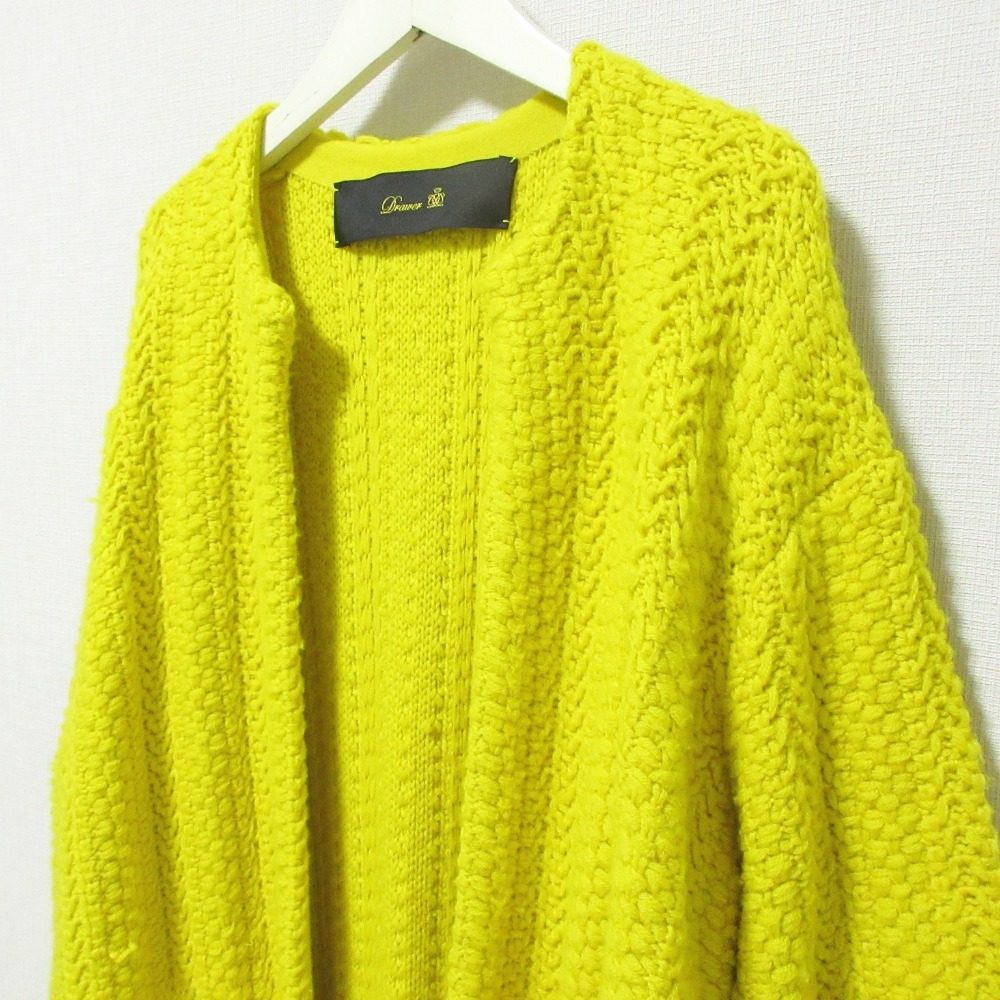 Drawer フォックス ファー ニット ロング コート