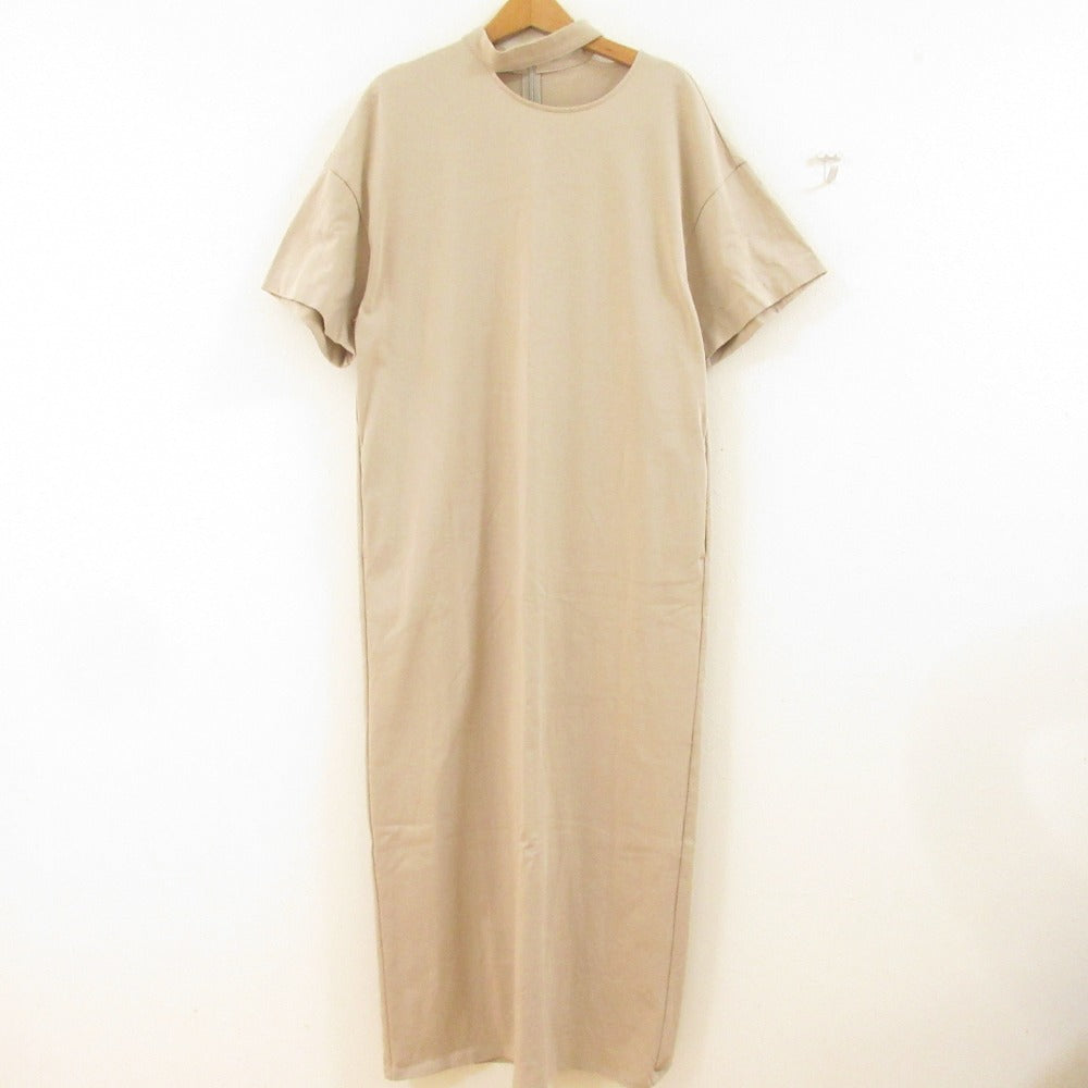 LE CIEL BLEU カットアウト ティー ドレス ロング ドレス
