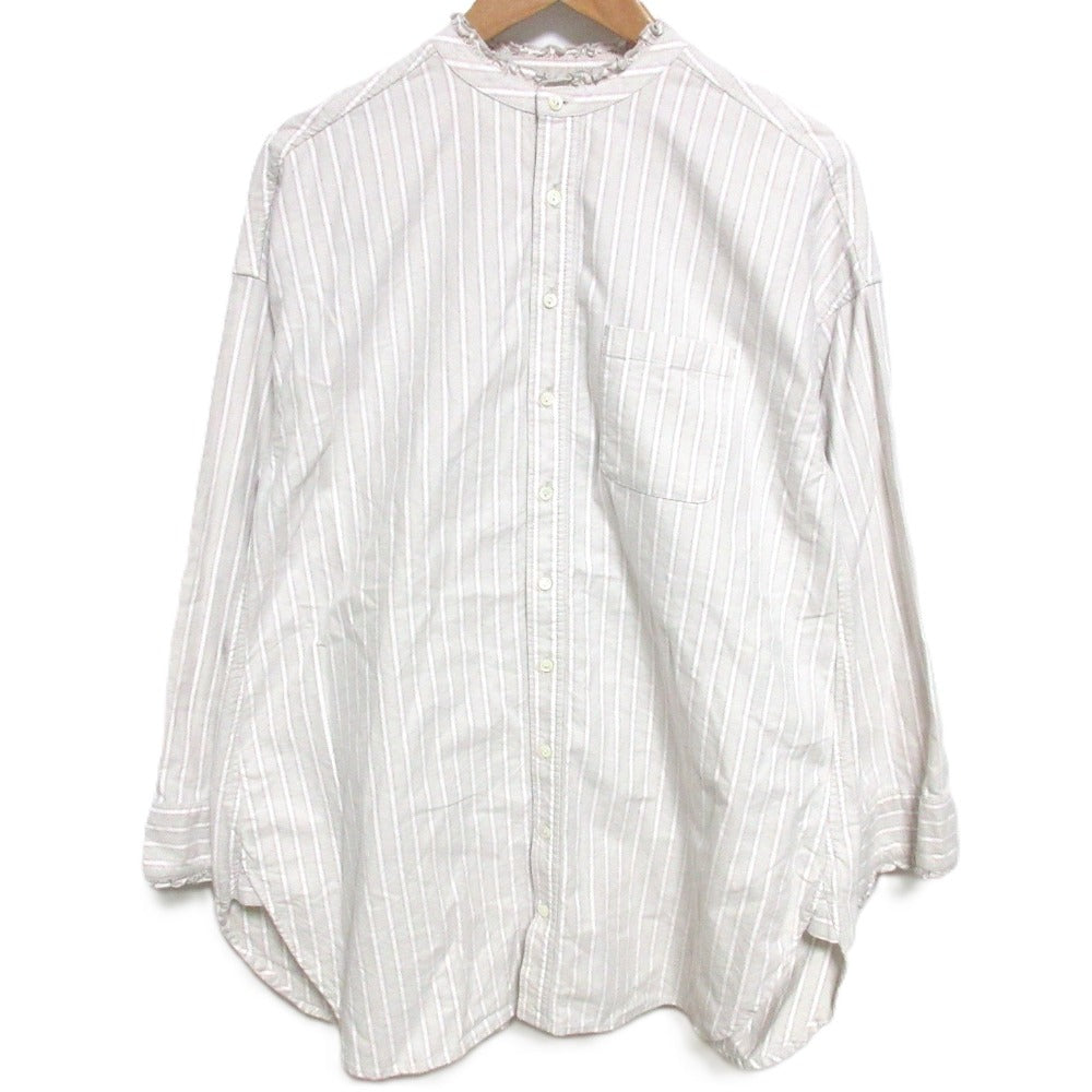 nest Robe オックスフォード ストライプ シャツ