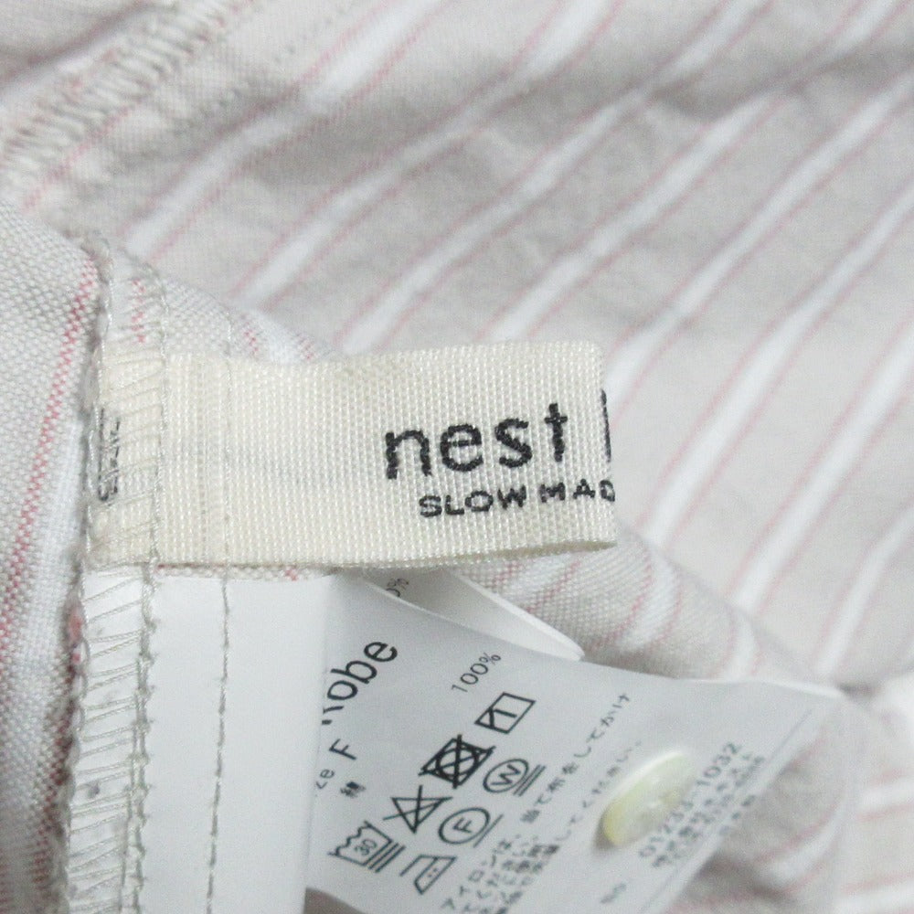 nest Robe オックスフォード ストライプ シャツ