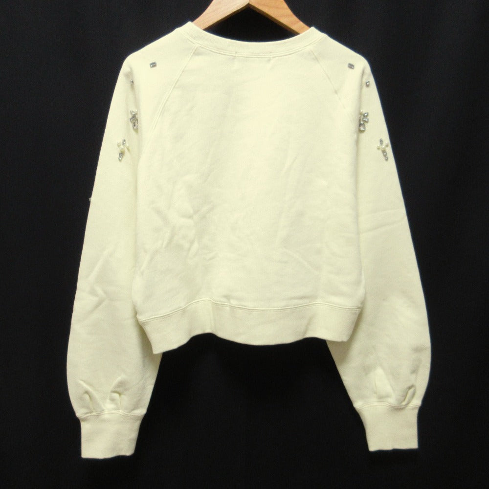 Lily Brown CANDY ビジュー スウェット ショート トップ