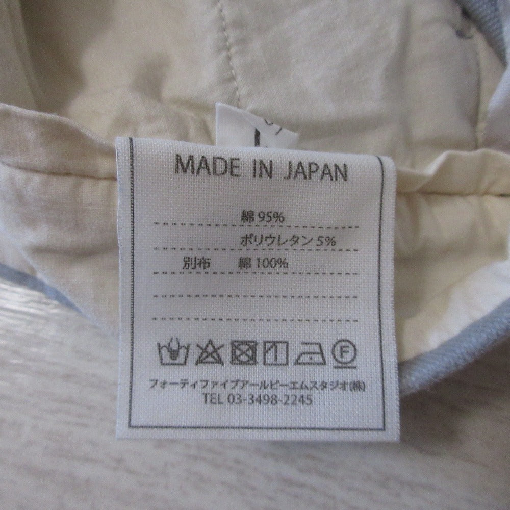 45R ブラッシュド ストレッチ テーパード パンツ