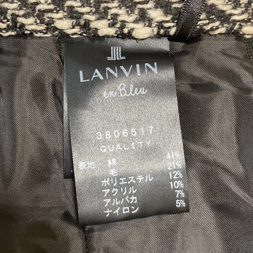 ランバンオンブルー ツイードスカート
