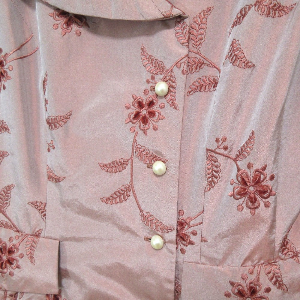 Rene 刺繍 シルク 2way ドレス ジャケット