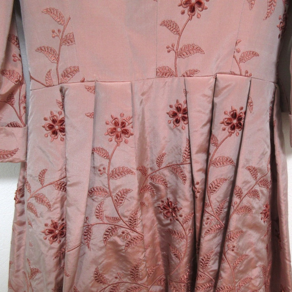Rene 刺繍 シルク 2way ドレス ジャケット