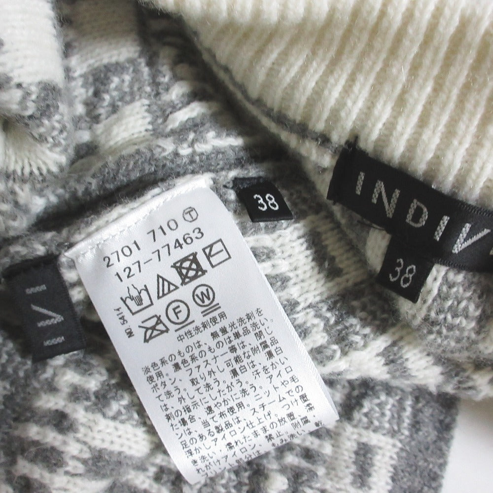 INDIVI ジャカード ニット 2way セットアップ