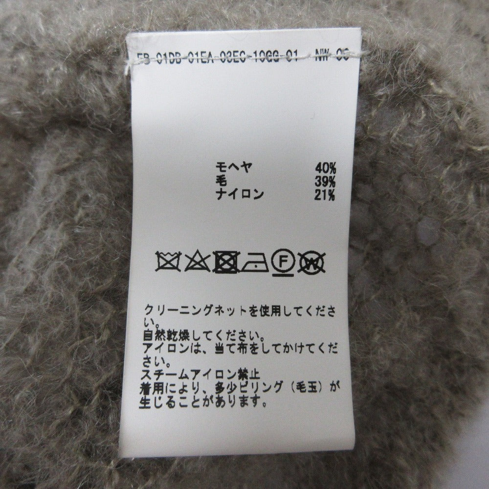 リエス ボート ネック モヘア ニット セーター
