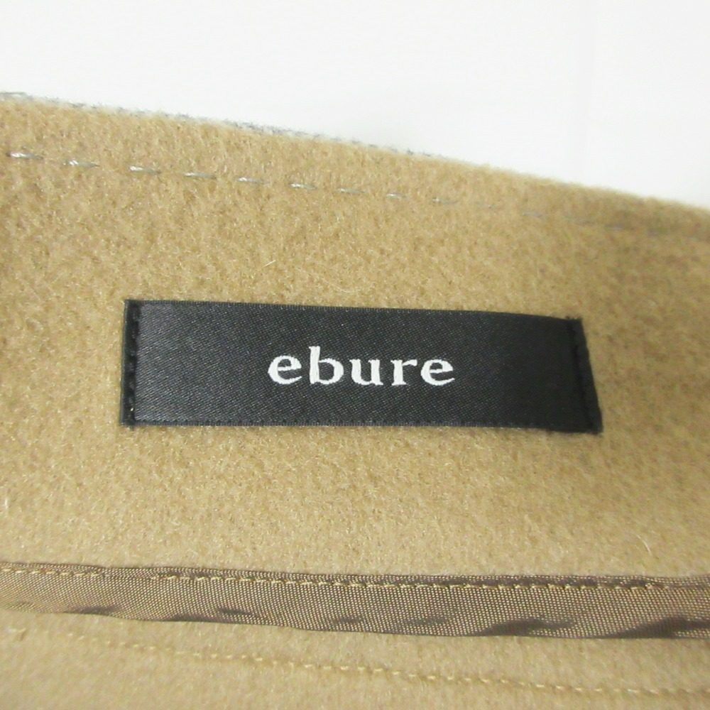 ebure ヘリンボーン ダブル フェイス マキシ スカート