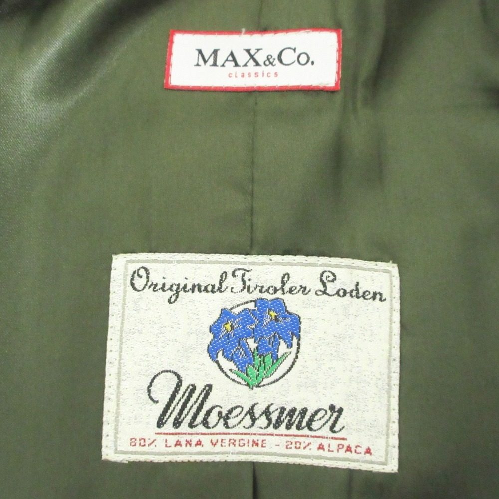 MAX&Co. MOESSMER ファブリック アルパカ ブレンド コート