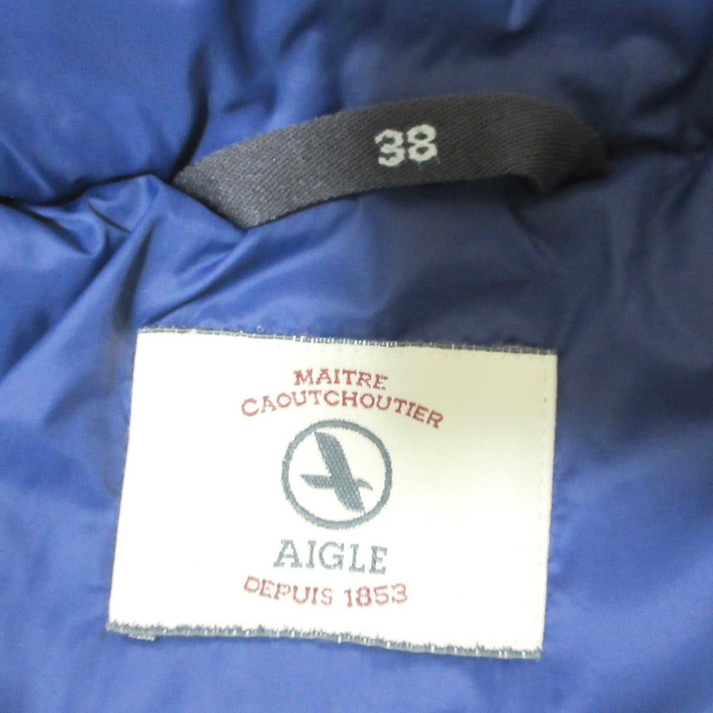 Aigle ナイロン ショートダウン ジャケット