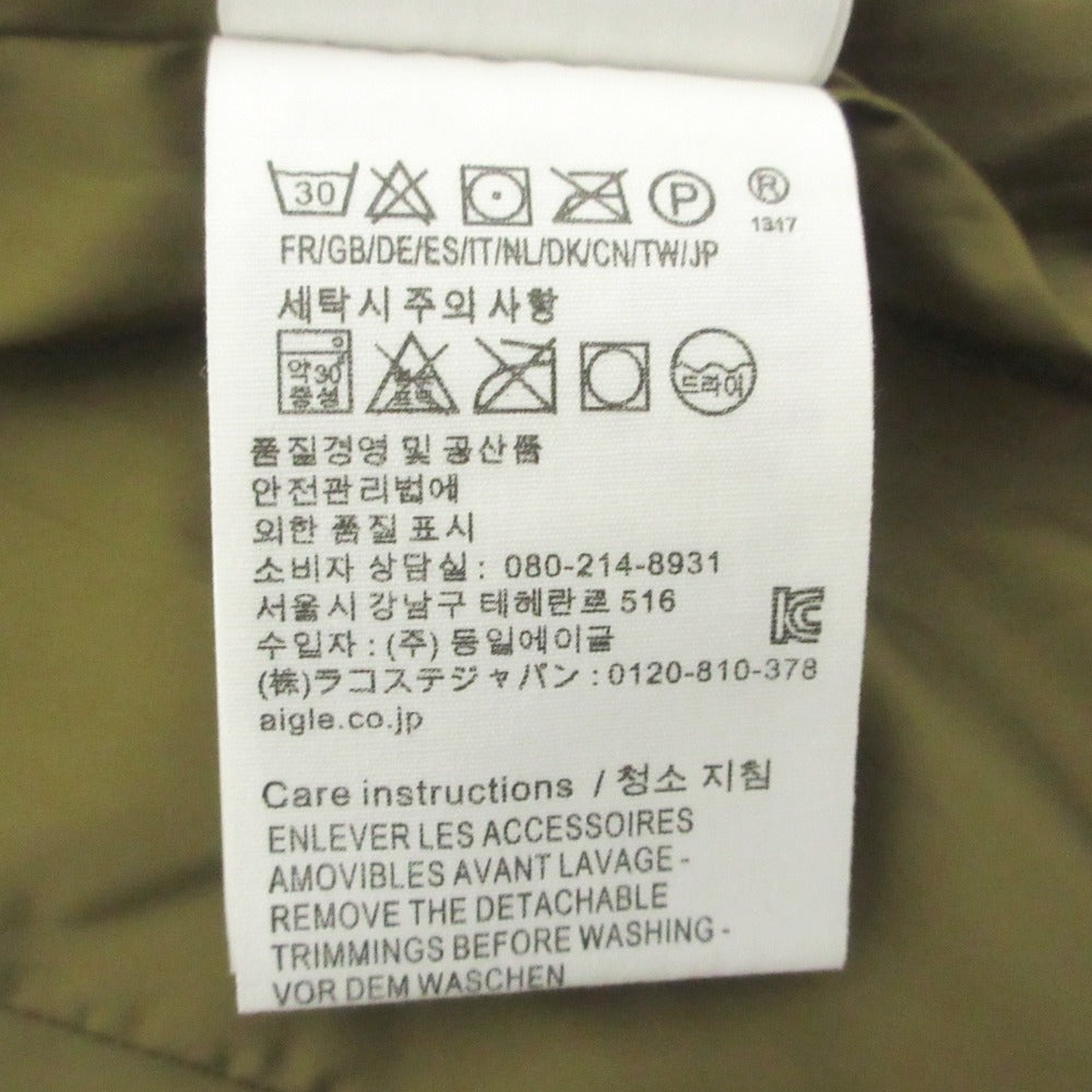 Aigle ナイロン ショートダウン ジャケット