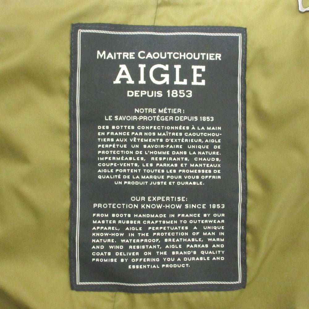 Aigle ナイロン ショートダウン ジャケット