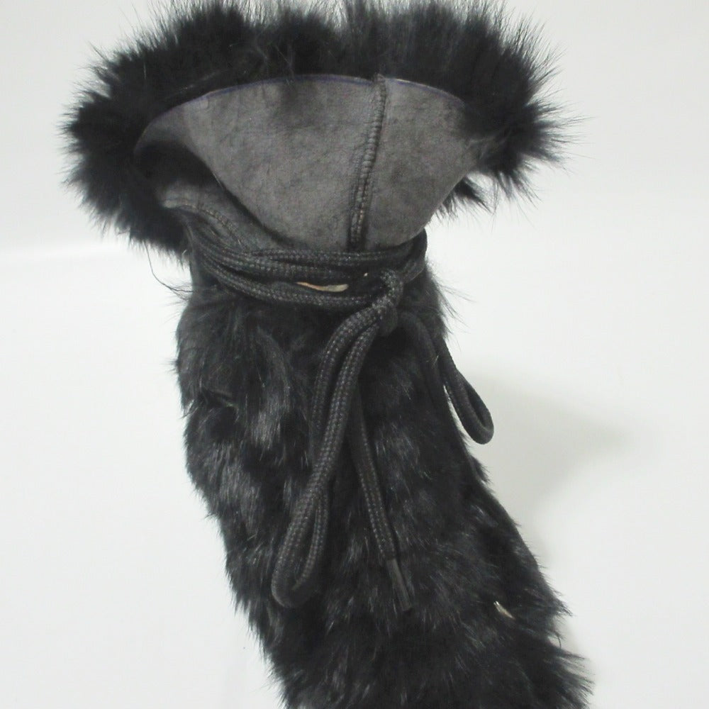 パロマ バルセロ ラビット ファー ショート ブーツ