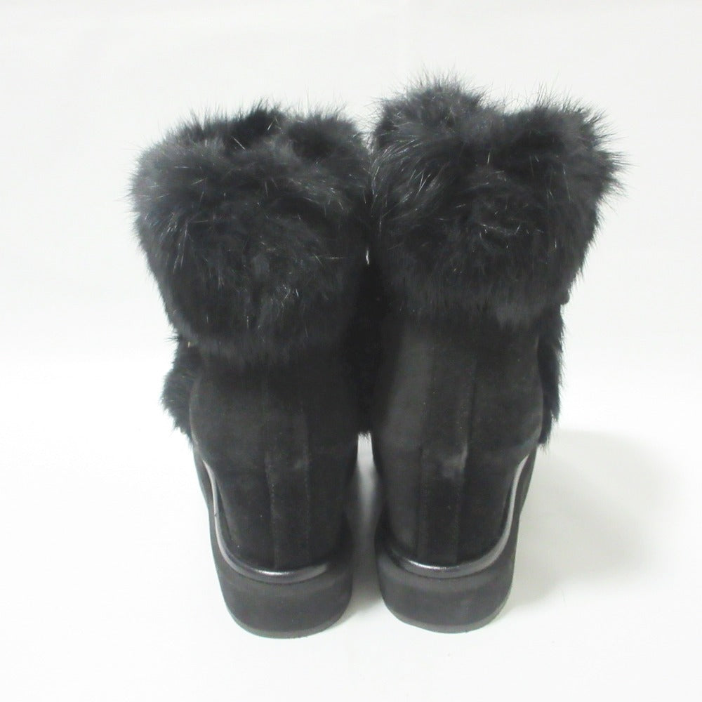 パロマ バルセロ ラビット ファー ショート ブーツ