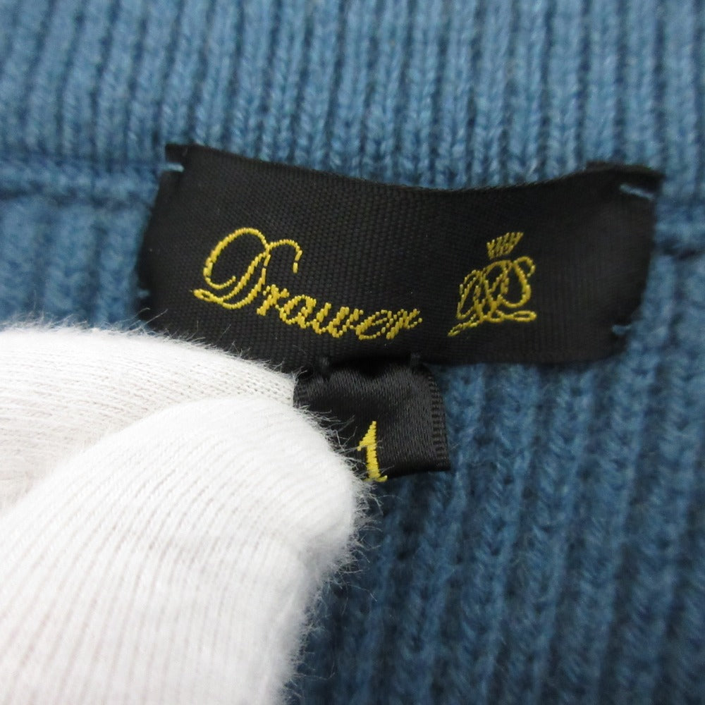 Drawer 9G リブ カシミヤ ブレンド ミディ スカート