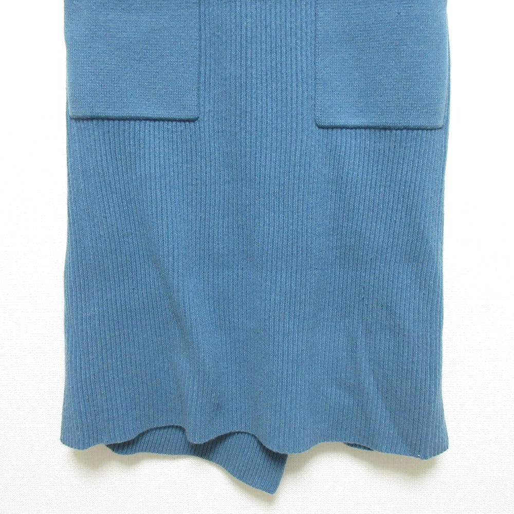 Drawer 9G リブ カシミヤ ブレンド ミディ スカート