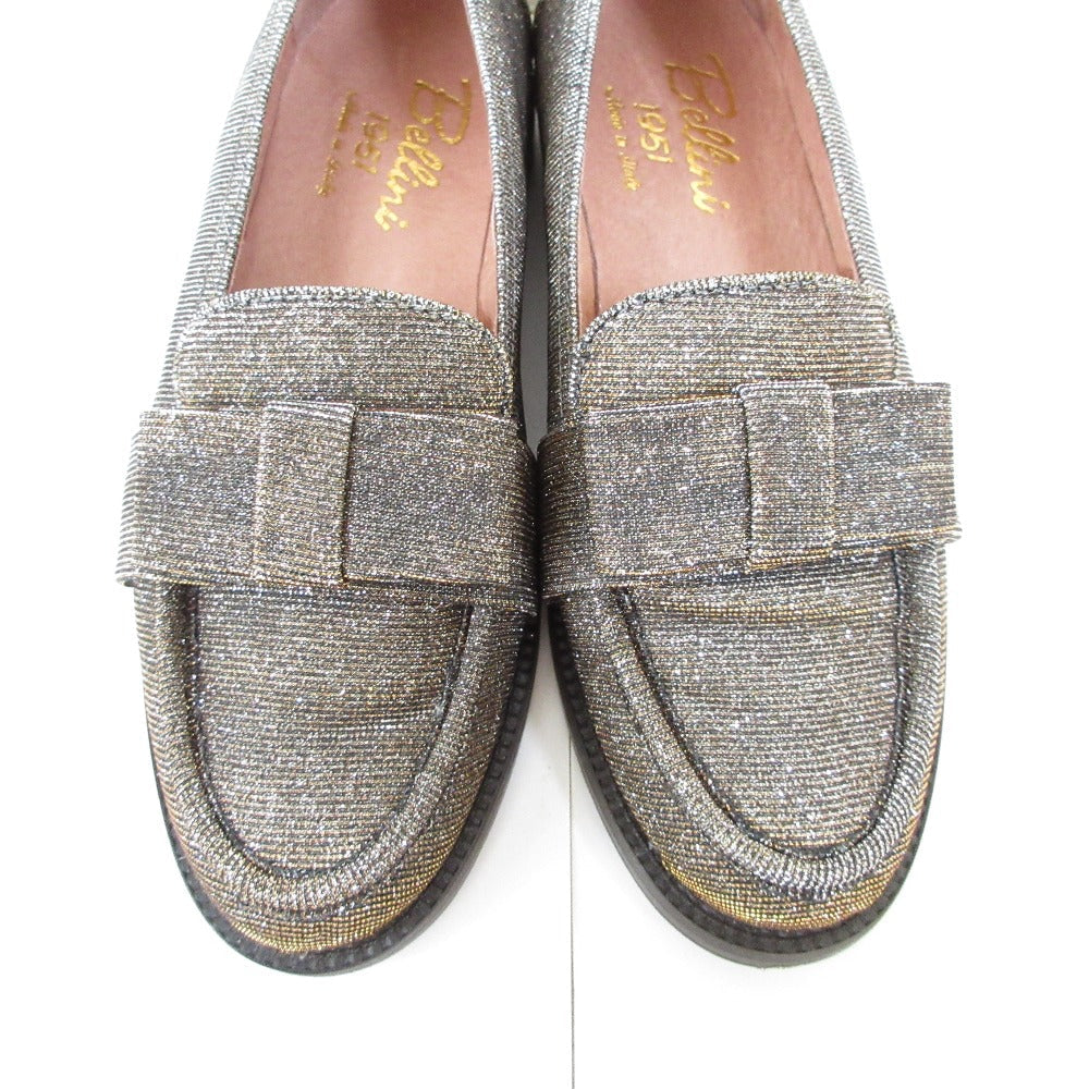 ディエゴ ベリーニ リボン ローファー レザー モカシン シューズ