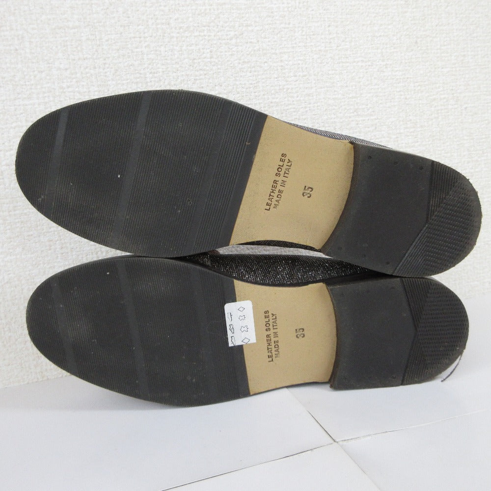 ディエゴ ベリーニ リボン ローファー レザー モカシン シューズ