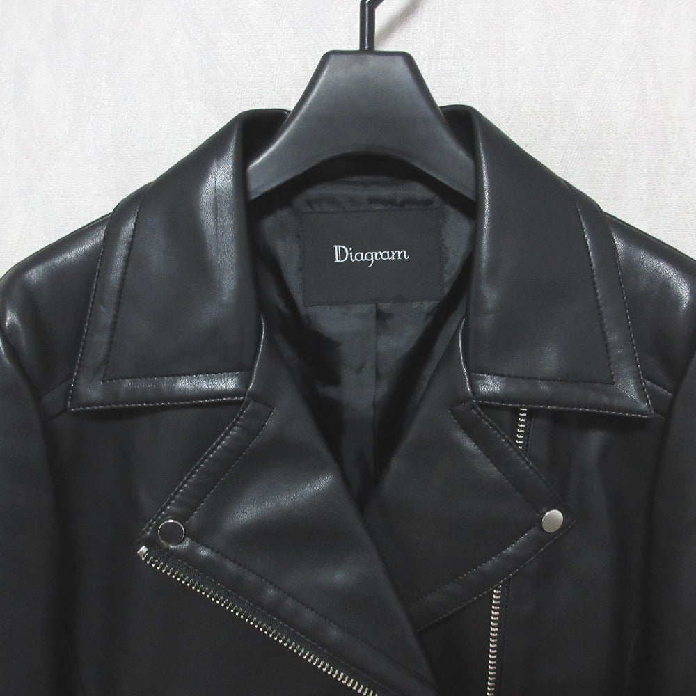 Diagram GRACE CONTINENTAL ライダース レザージャケット